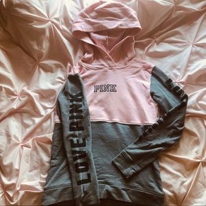 Victoria’s Secret pink sweatshirt
